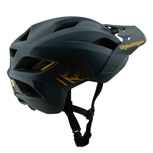 YOUTH FLOWLINE AS HELMET POINT GRAY / GOLD