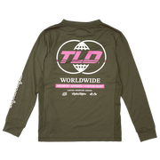 YOUTH SKYLINE RIDE LONG SLEEVE TEE WORLDWIDE CAPER