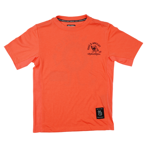 YOUTH SKYLINE RIDE SHORT SLEEVE TEE P&W MELON