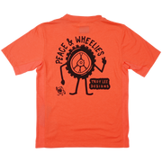 YOUTH SKYLINE RIDE SHORT SLEEVE TEE P&W MELON
