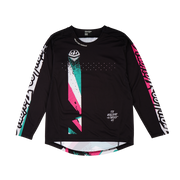 YOUTH SPRINT JERSEY FULL PULL BLACK