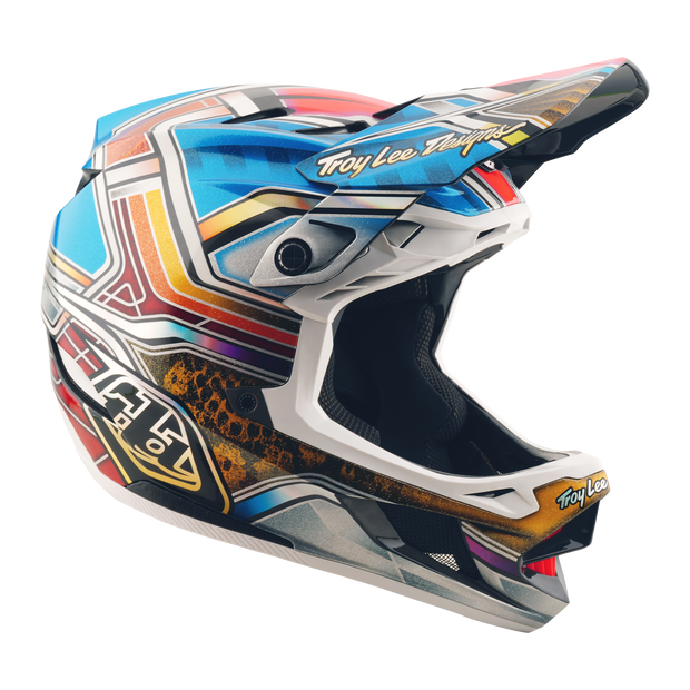 D4 CARBON AS HELMET LOWRIDER BLUE