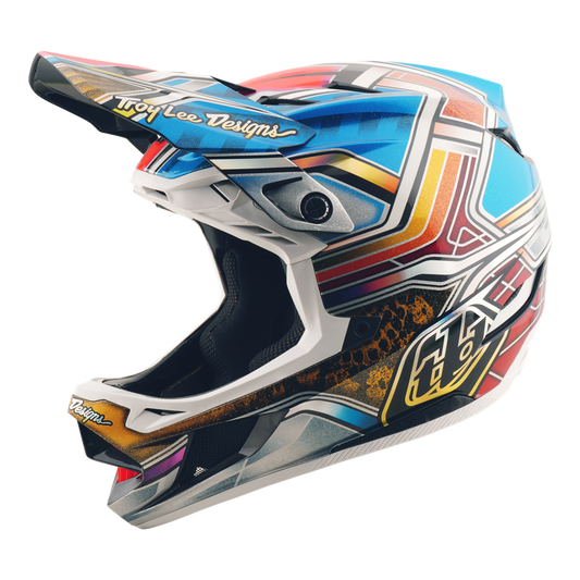 D4 CARBON AS HELMET LOWRIDER BLUE
