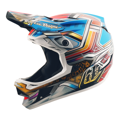 D4 CARBON AS HELMET LOWRIDER BLUE
