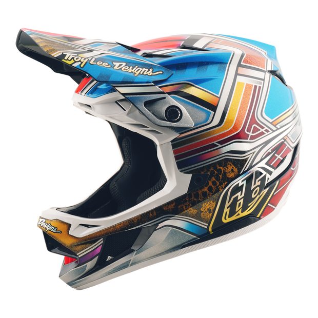 D4 CARBON AS HELMET LOWRIDER BLUE