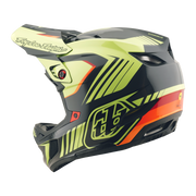 D4 AS POLYACRYLITE HELMET QUALIFER BLACK / YELLOW