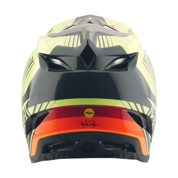 D4 AS POLYACRYLITE HELMET QUALIFER BLACK / YELLOW