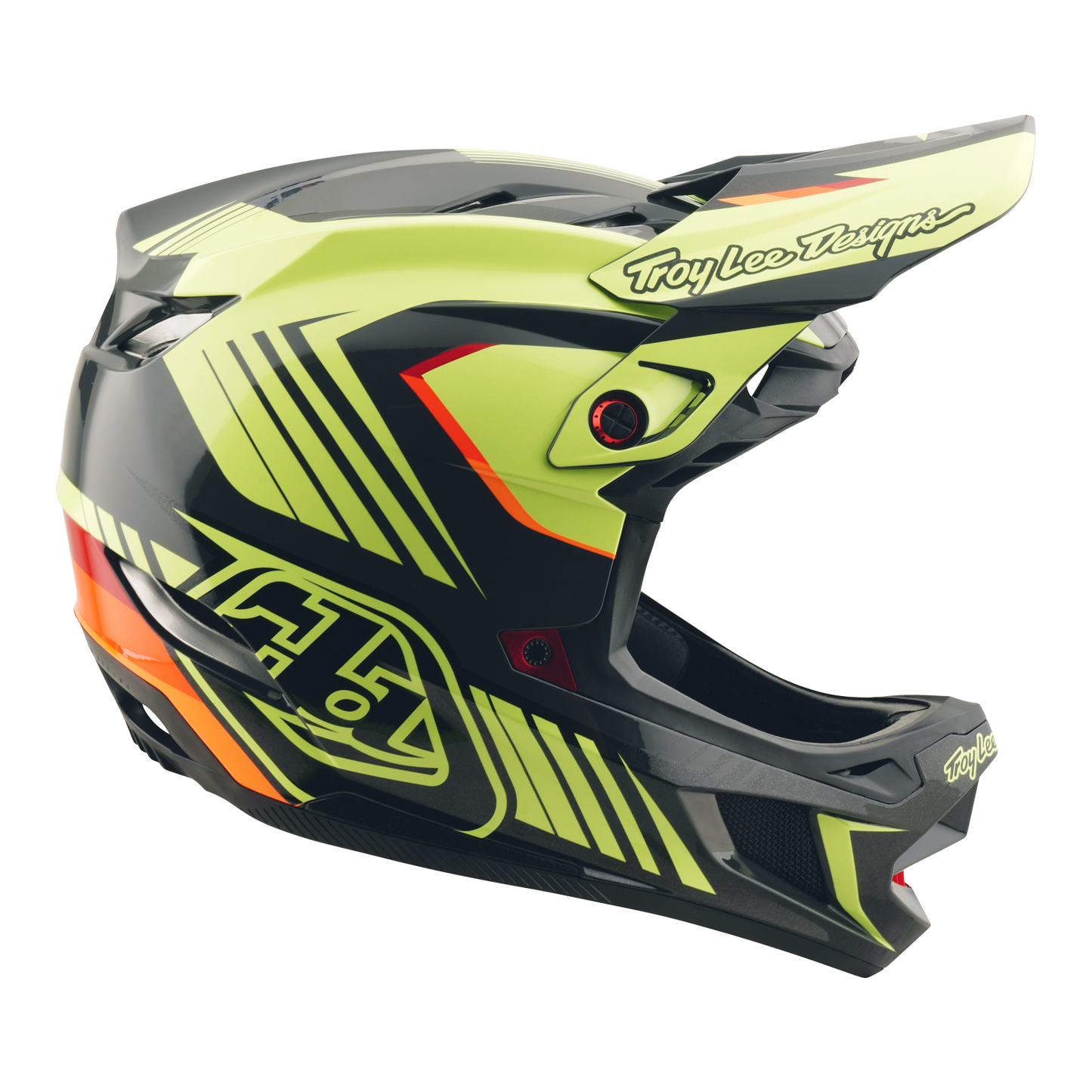 D4 AS POLYACRYLITE HELMET QUALIFER BLACK / YELLOW