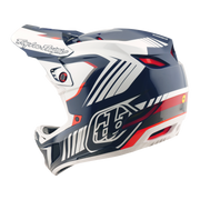 D4 AS POLYACRYLITE HELMET QUALIFER BLUE / WHITE