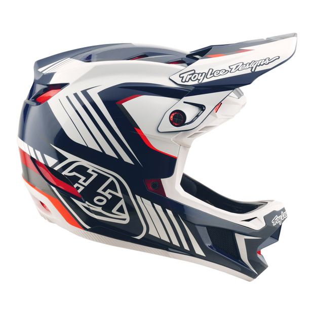 D4 AS POLYACRYLITE HELMET QUALIFER BLUE / WHITE