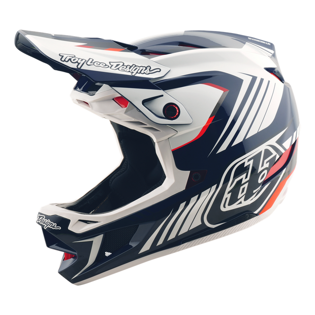 D4 AS POLYACRYLITE HELMET QUALIFER BLUE / WHITE