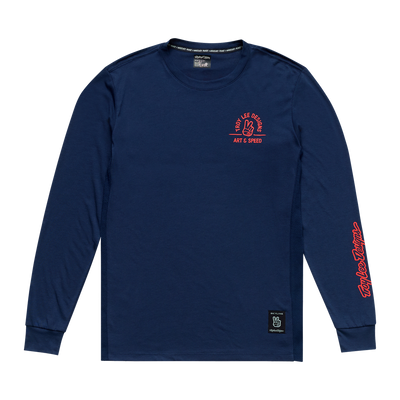SKYLINE LONG SLEEVE RIDE TEE LOCALS MIDNIGHT