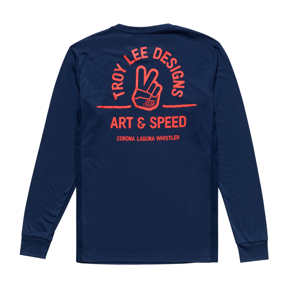 SKYLINE LONG SLEEVE RIDE TEE LOCALS MIDNIGHT