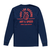 SKYLINE LONG SLEEVE RIDE TEE LOCALS MIDNIGHT