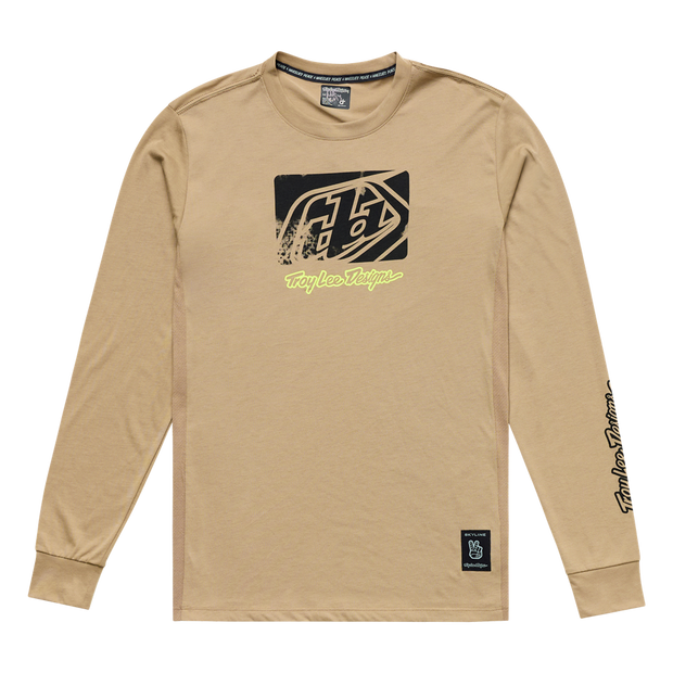SKYLINE LONG SLEEVE RIDE TEE SCRUBBED TIMBER