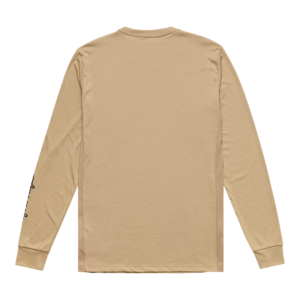 SKYLINE LONG SLEEVE RIDE TEE SCRUBBED TIMBER