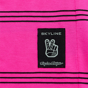 SKYLINE SHORT SLEEVE RIDE TEE WASHED OUT PARTY PINK