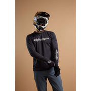 RUCKUS LONG SLEEVE RIDE TEE BURN OUT CARBON