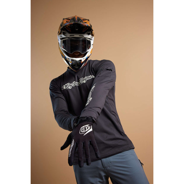 RUCKUS LONG SLEEVE RIDE TEE BURN OUT CARBON