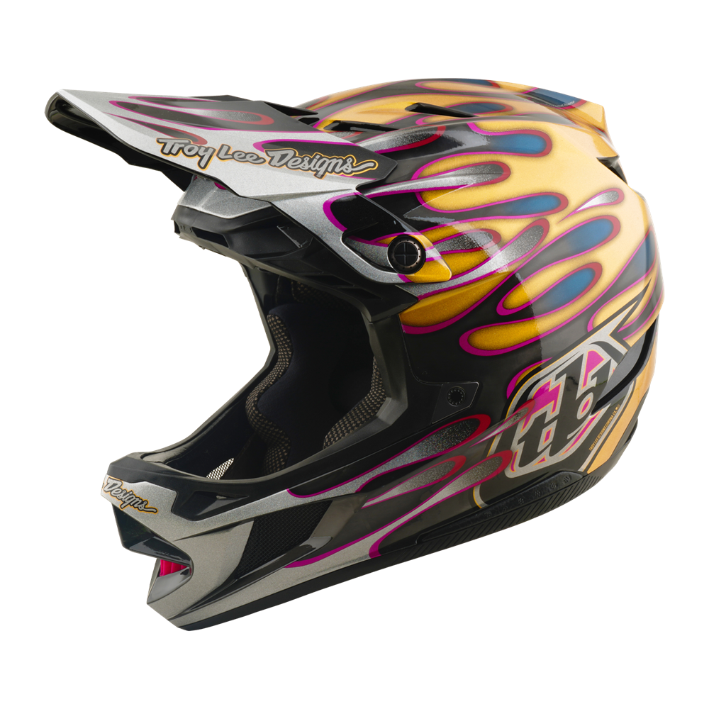 D4 AS CARBON HELMET OVERSPRAY GOLD / BLACK