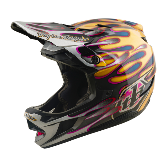 D4 AS CARBON HELMET OVERSPRAY GOLD / BLACK