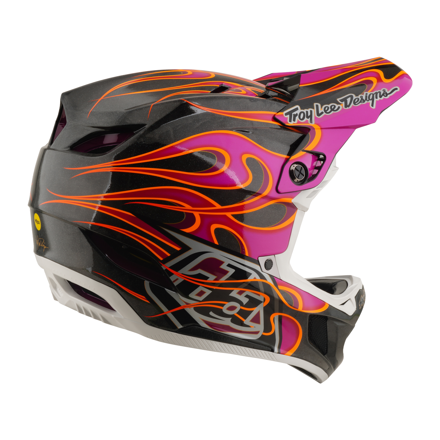 D4 AS CARBON HELMET TORCHED CARBON / MAGENTA