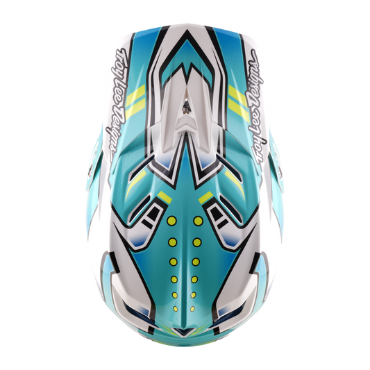 D4 AS COMPOSITE HELMET CREST REAL TEAL