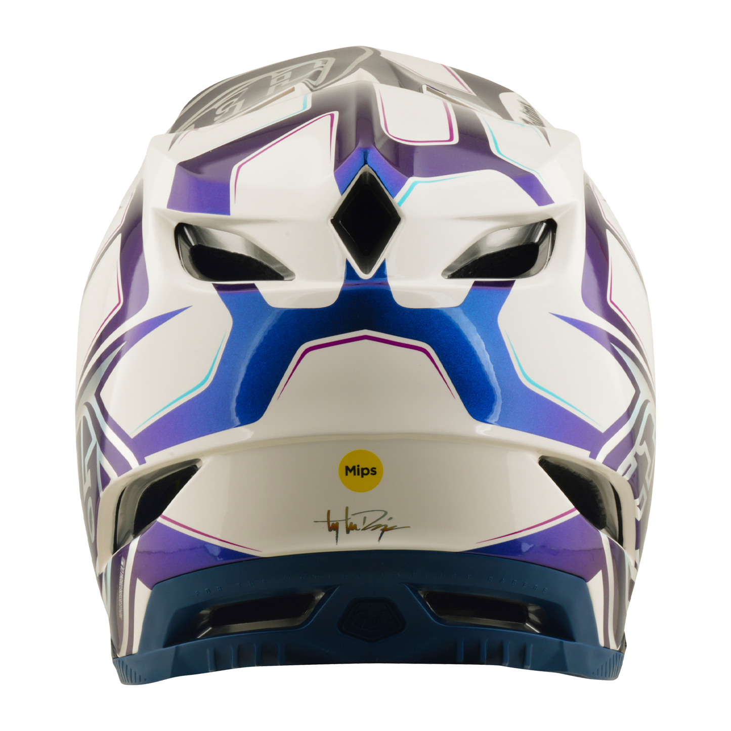 D4 AS COMPOSITE HELMET FLARED WHITE / INDIGO