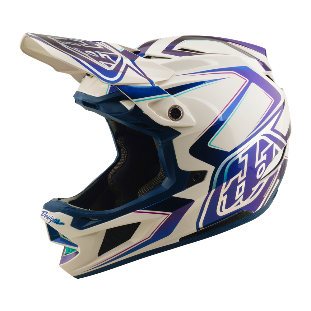 D4 AS COMPOSITE HELMET FLARED WHITE / INDIGO