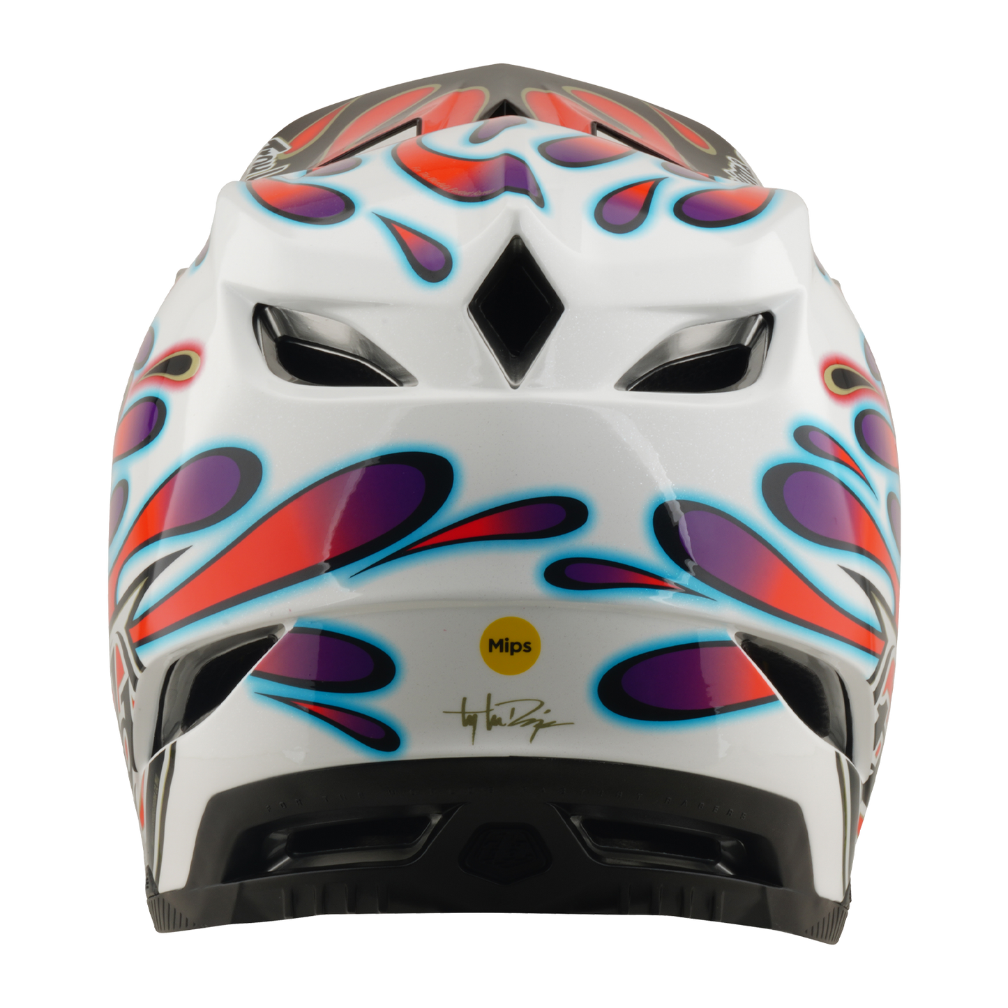 D4 AS COMPOSITE HELMET OVERSPRAY WHITE / RED