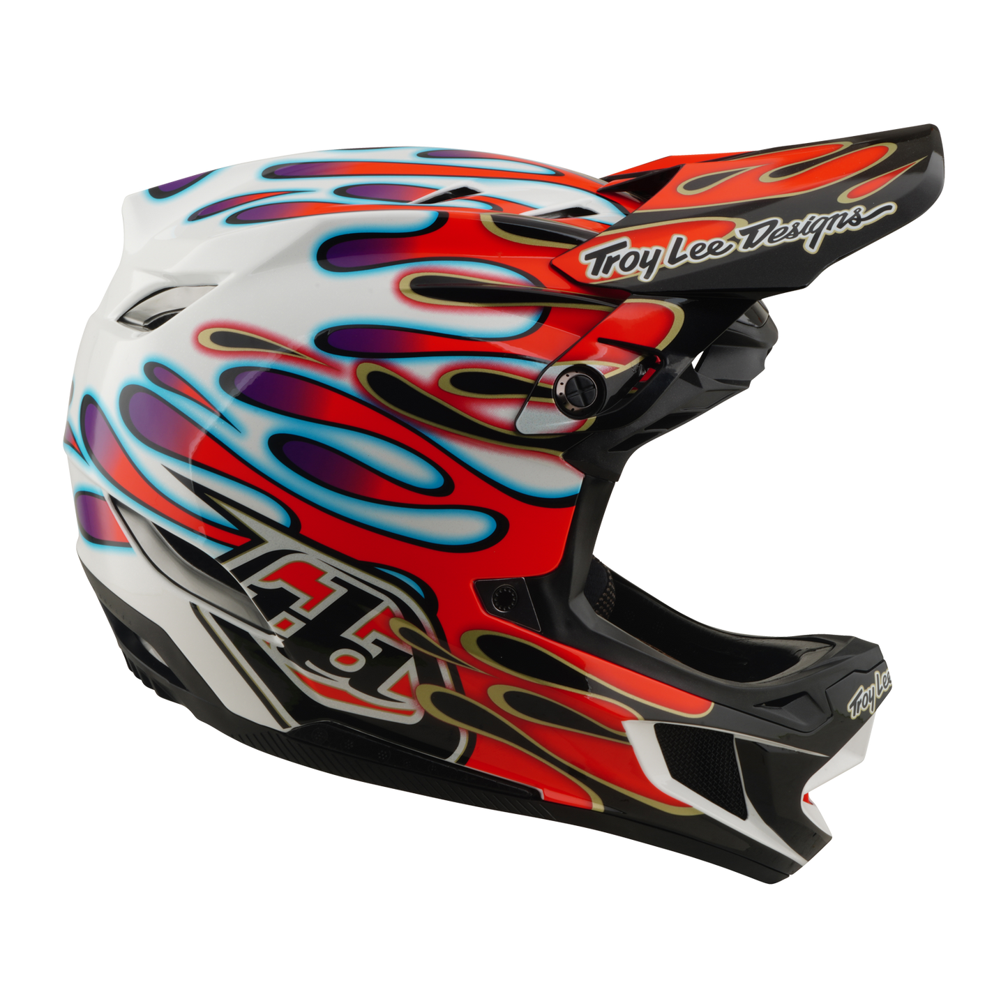 D4 AS COMPOSITE HELMET OVERSPRAY WHITE / RED