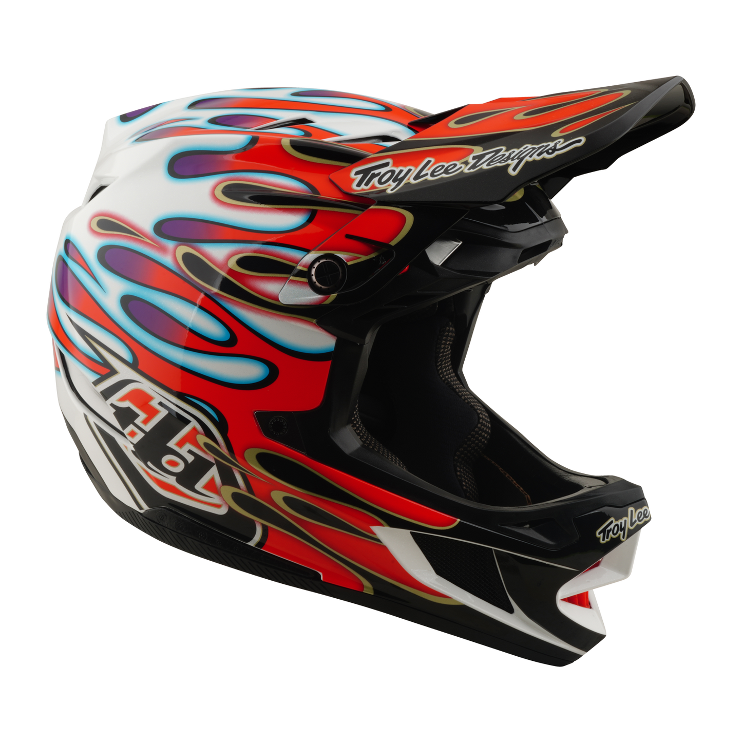 D4 AS COMPOSITE HELMET OVERSPRAY WHITE / RED