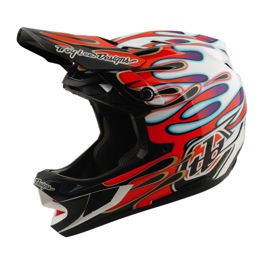 D4 AS COMPOSITE HELMET OVERSPRAY WHITE / RED