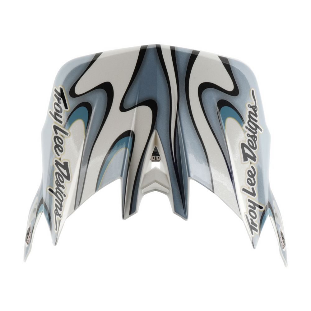 D4 VISOR TORCHED WHITE / SILVER