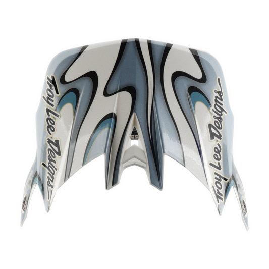 D4 VISOR TORCHED WHITE / SILVER