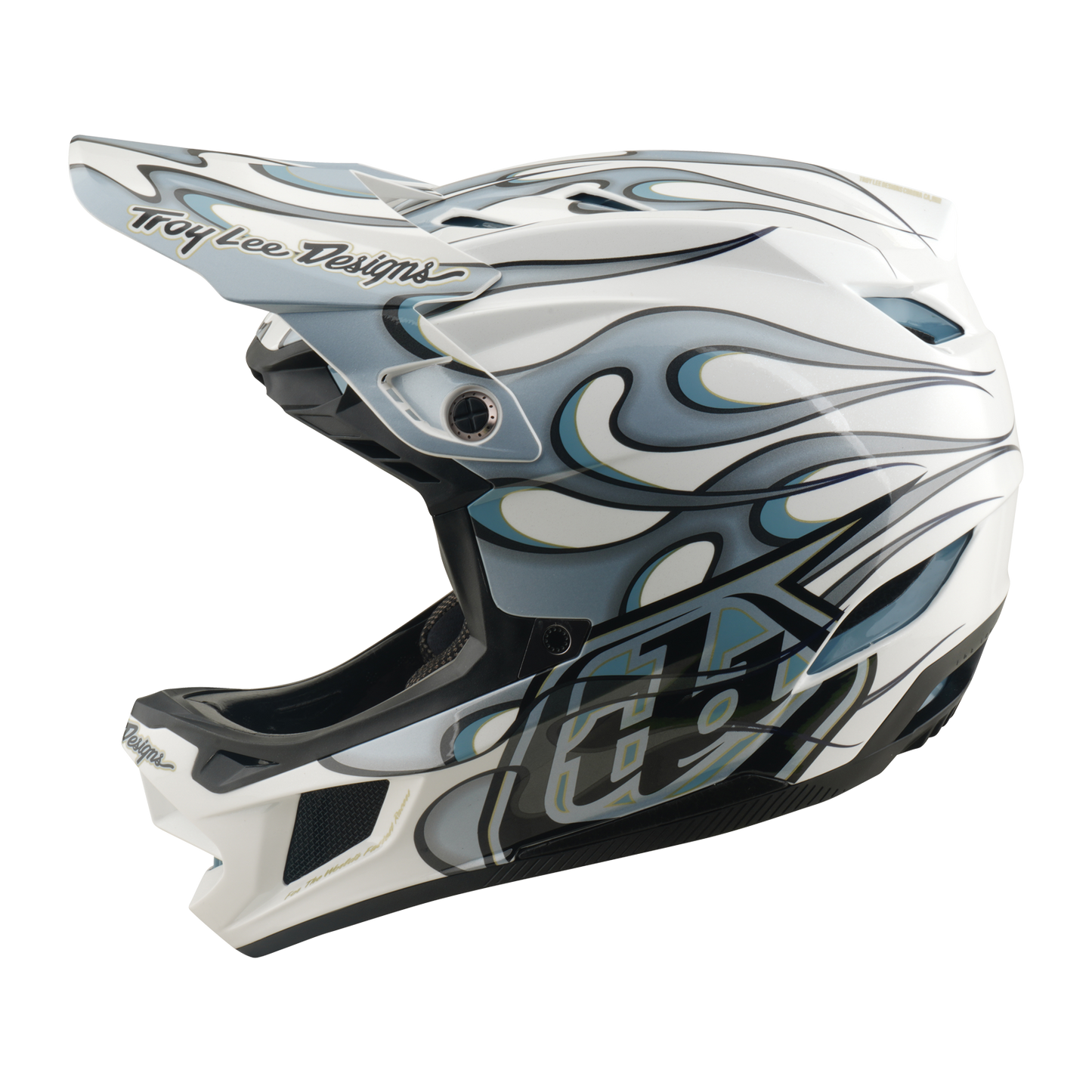 D4 AS COMPOSITE HELMET TORCHED WHITE / SILVER