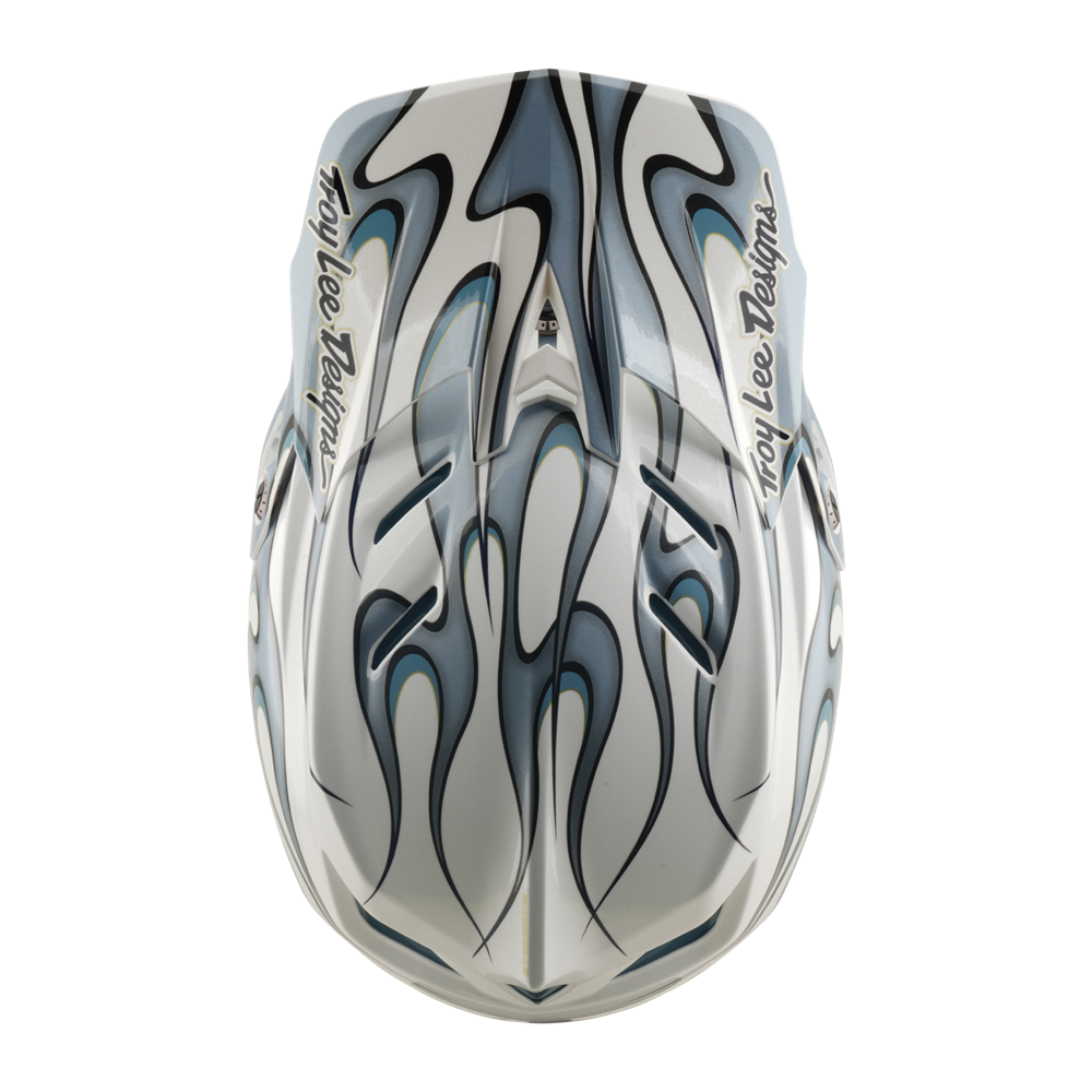 D4 AS COMPOSITE HELMET TORCHED WHITE / SILVER