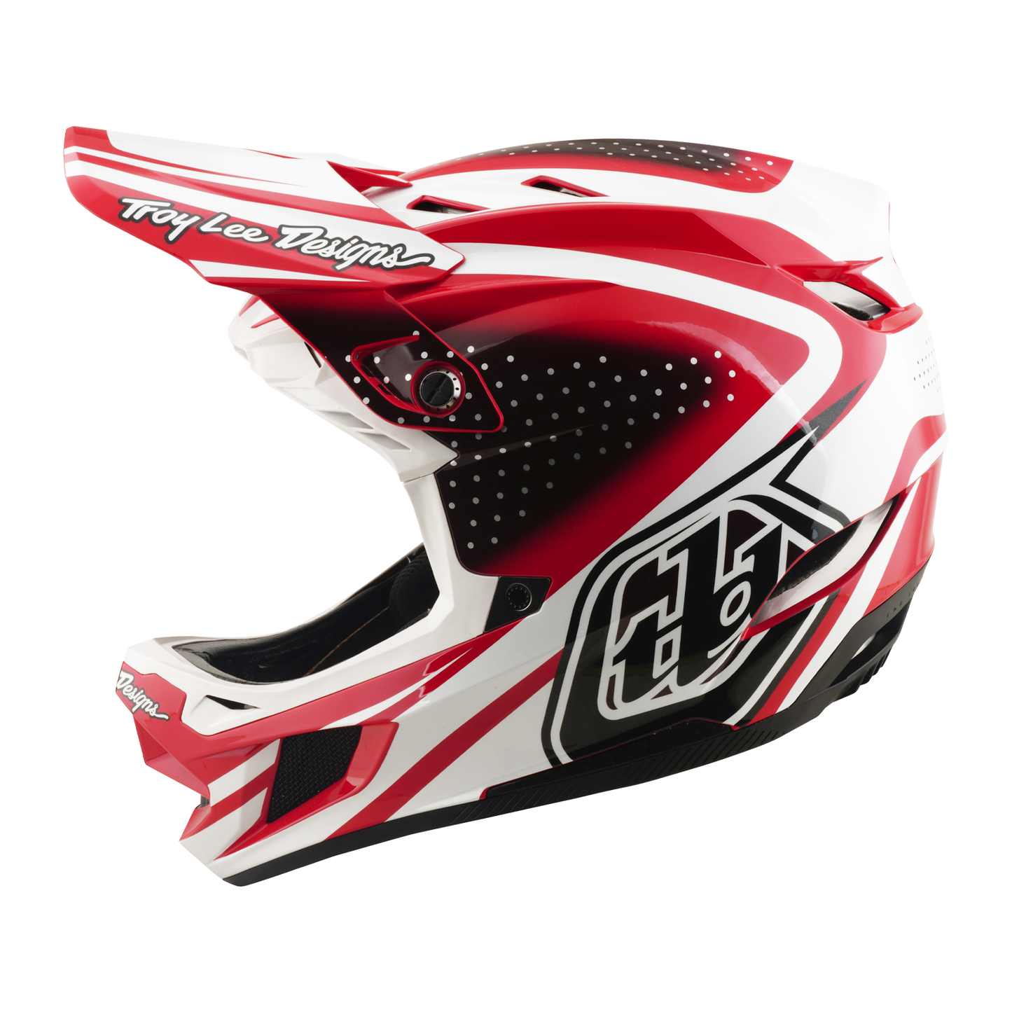 D4 AS POLYACRYLITE HELMET THE LINE FIRE / WHITE