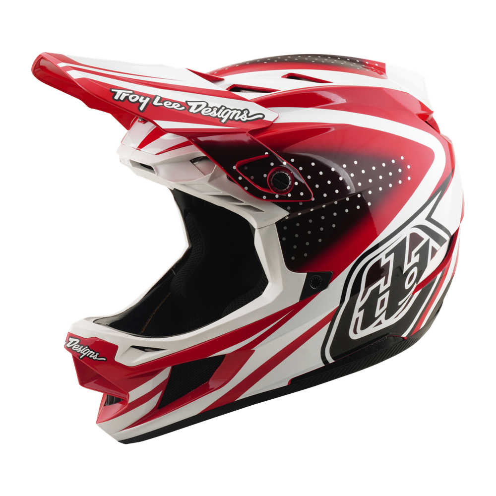 D4 AS POLYACRYLITE HELMET THE LINE FIRE / WHITE