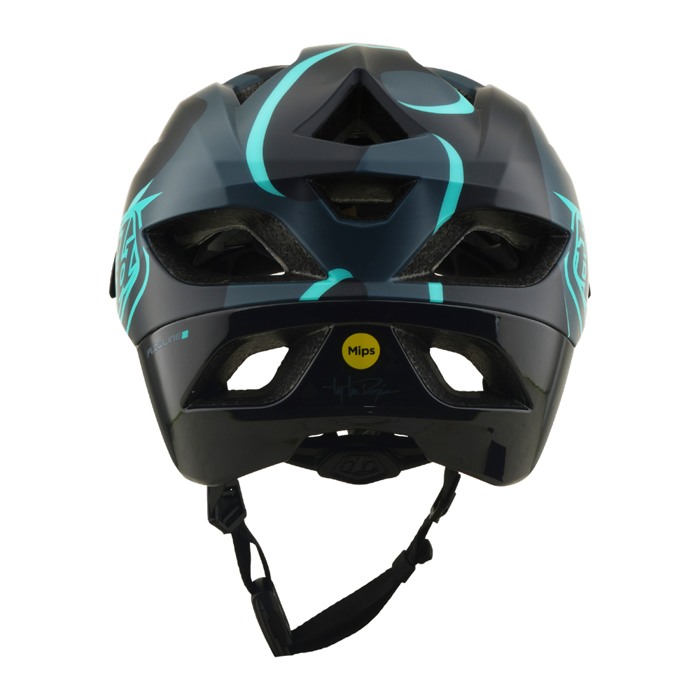 FLOWLINE SE AS  HELMET BADGE CARBON / REAL TEAL