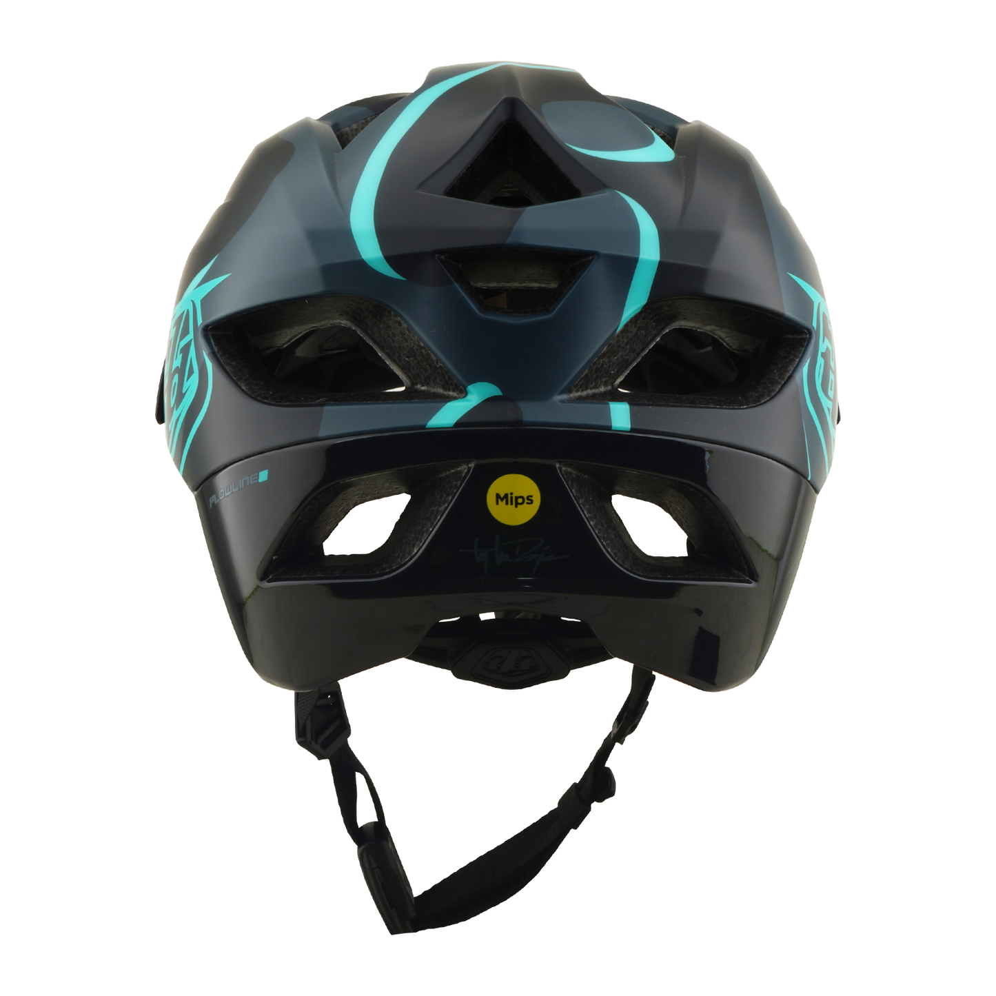 FLOWLINE SE AS  HELMET BADGE CARBON / REAL TEAL