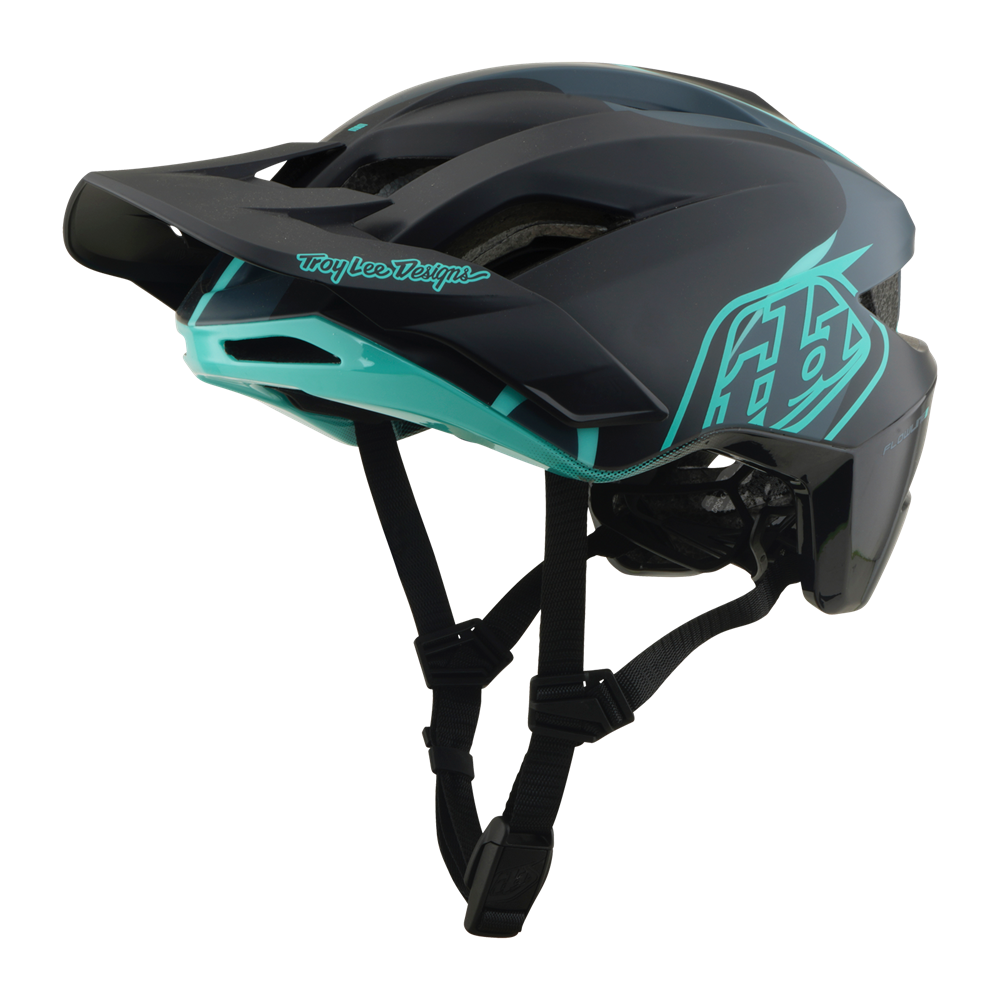 FLOWLINE SE AS  HELMET BADGE CARBON / REAL TEAL