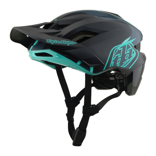 FLOWLINE SE AS  HELMET BADGE CARBON / REAL TEAL