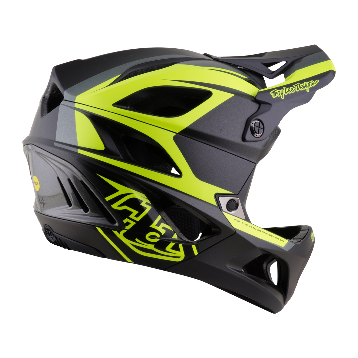 STAGE 2 AS HELMET HIGH VZ CHARCOAL / FLO YELLOW