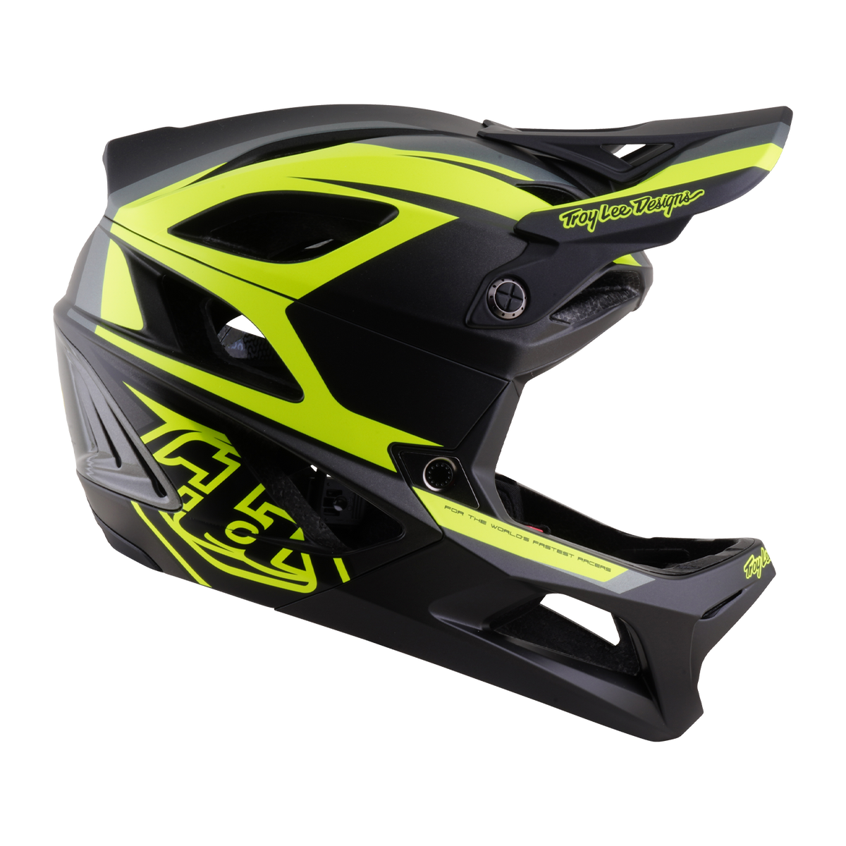 STAGE 2 AS HELMET HIGH VZ CHARCOAL / FLO YELLOW