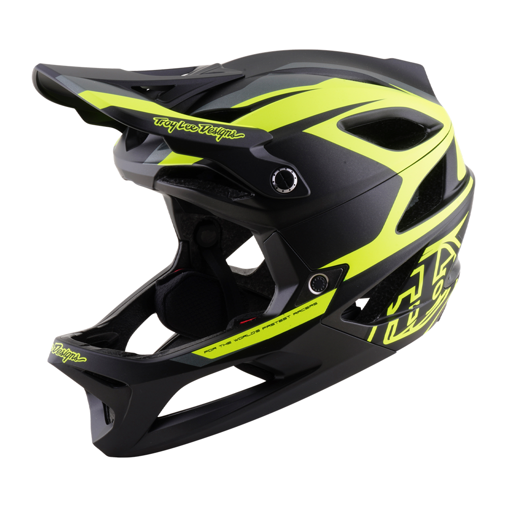 STAGE 2 AS HELMET HIGH VZ CHARCOAL / FLO YELLOW