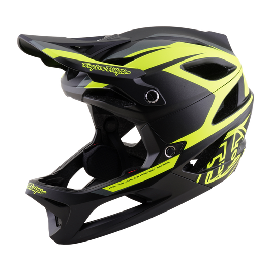 STAGE 2 AS HELMET HIGH VZ CHARCOAL / FLO YELLOW