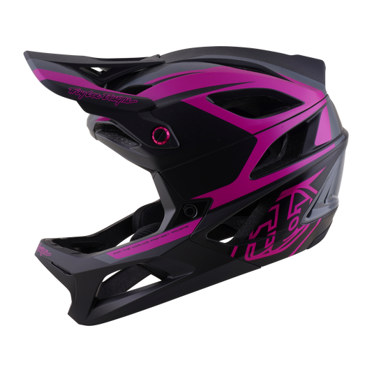 STAGE 2 AS HELMET HIGH VZ DARK GRAY / NEON FUCHSIA
