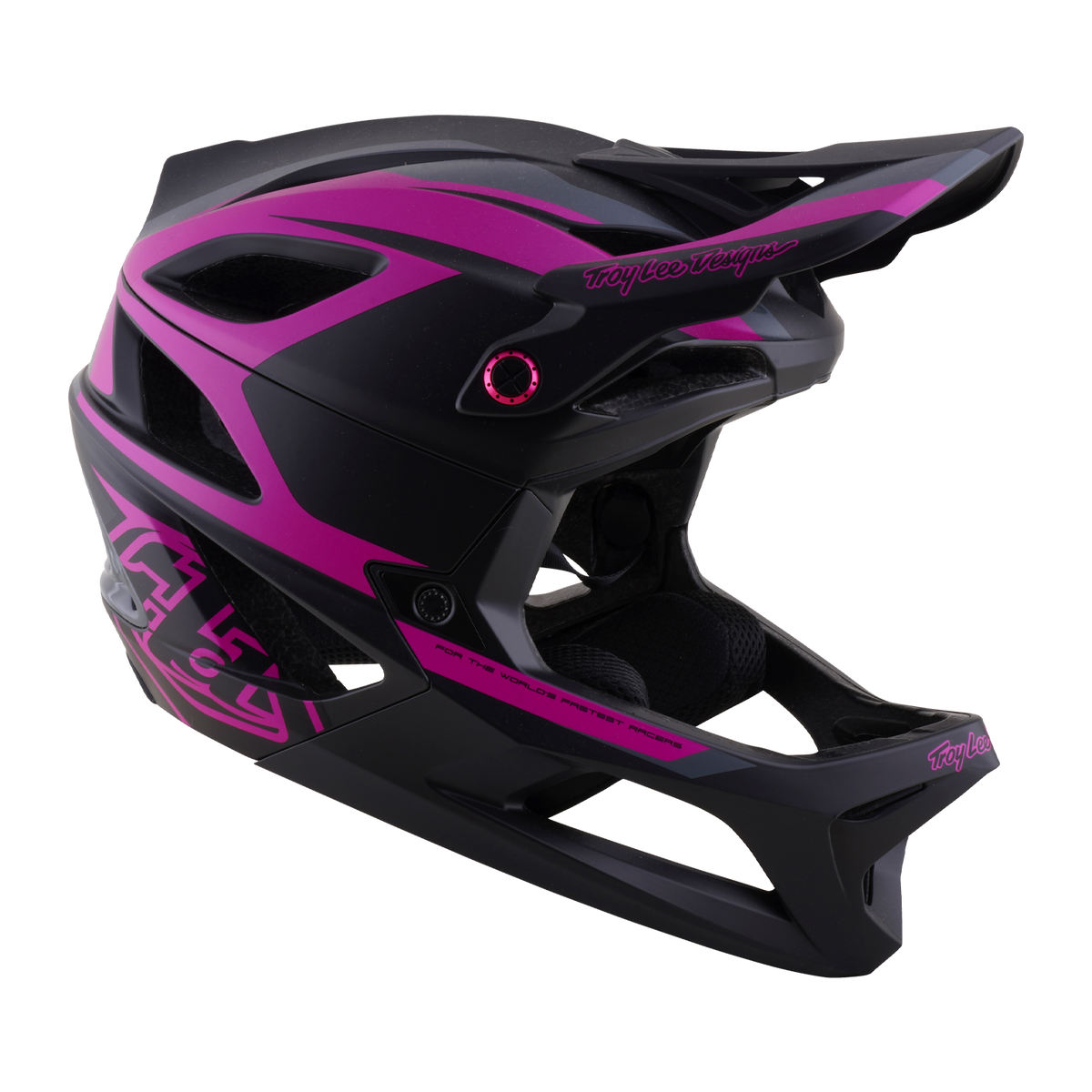 STAGE 2 AS HELMET HIGH VZ DARK GRAY / NEON FUCHSIA