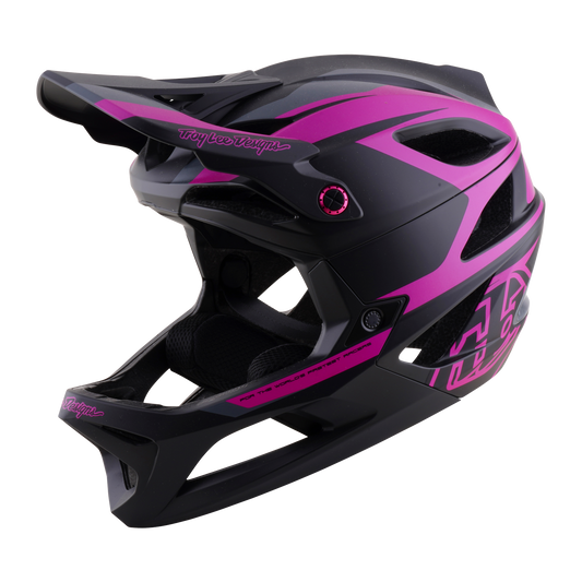 STAGE 2 AS HELMET HIGH VZ DARK GRAY / NEON FUCHSIA